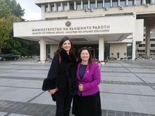 OFFICIAL VISIT OF THE DIRECTOR OF THE NATIONAL ART GALLERY FROM SKOPJE DITA STAROVA - KERIMI IN SOFIA