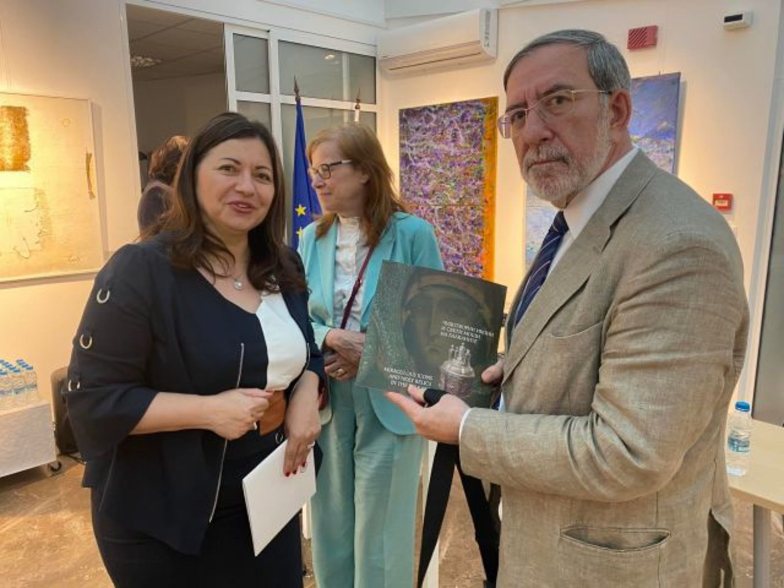 Filip Dimitrov's Book "Brothers" Gathered Diplomats at the "Mission" Gallery