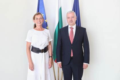 The Deputy Minister of Foreign Affairs Ivan Kondov held a meeting with the Ambassador Extraordinary and Plenipotentiary of the Federal Republic of Germany to the Republic of Bulgaria Her Excellency Ms Irene Maria Planck 