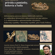  Exhibition "Sborianovo – Nature and Monuments, Gods and People" Presented in Bratislava