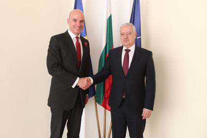 Minister Ivan Kondov met with the newly appointed Ambassador of the United Kingdom of Great Britain and Northern Ireland to Sofia H.E. Mr Nathaniel Copsey 