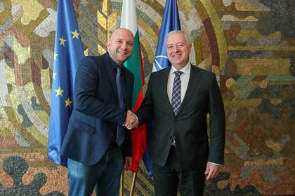 Minister Ivan Kondov held a meeting with Mr. Manuel Sarrazin, Federal Government Special Representative for the Countries of the Western Balkans 