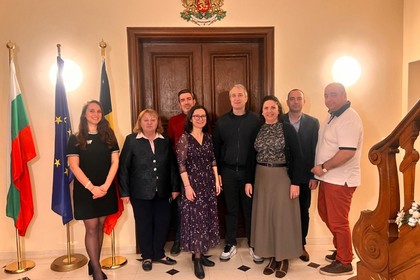 Writer Antonia Apostolova Presented Her New Novel to the Bulgarian Community in Belgium