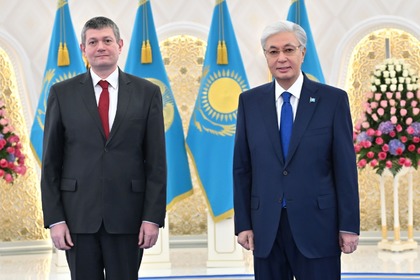 Извънредният и пълномощен посланик на Република България в Република Казахстан Георги Воденски, връчи акредитивните си писма на президента на Република Казахстан г-н Касъм-Жомарт Токаев