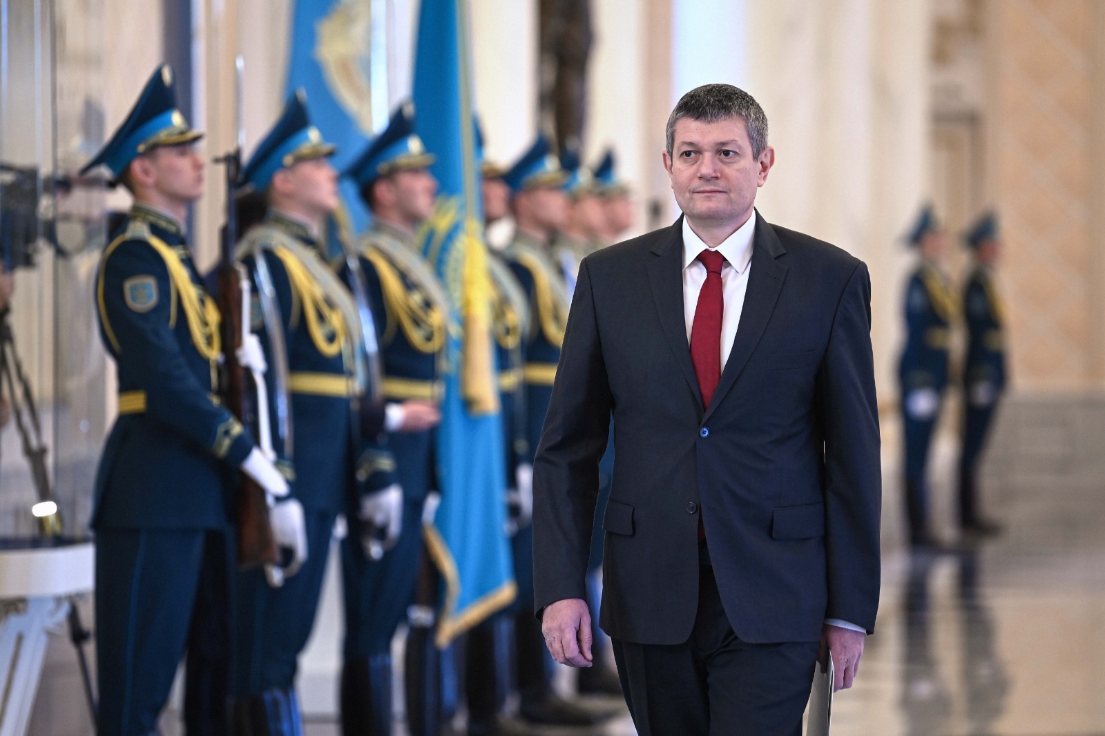 Тhe Ambassador Extraordinary and Plenipotentiary of the Republic of Bulgaria to the Republic of Kazakhstan, Mr. Georgi Vodenski, presented his credentials to the President of the Republic of Kazakhstan, Mr. Kassym-Jomart Tokayev