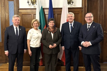 Среща с парламентарната Група за приятелство с България в полския парламент