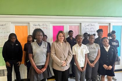 Участие на посланик Гергана Караджова в инициативата на кмета на Ню Йорк “NYC Junior Ambassadors”