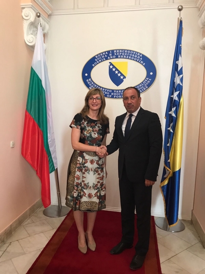 Ekaterina Zaharieva in Sarajevo: “We back you on your European path, let us connect the two countries’ people and businesses”