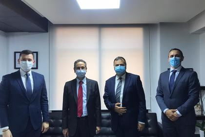Bulgarian Ambassador Boyan Belev held a meeting with the Minister of the Economy and Trade of the Lebanese Republic Raoul Nehme 