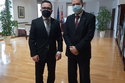 Посланикът ни в Скопие се срещна с министъра на финансите  на Република Северна Македония Фатмир Бесими   